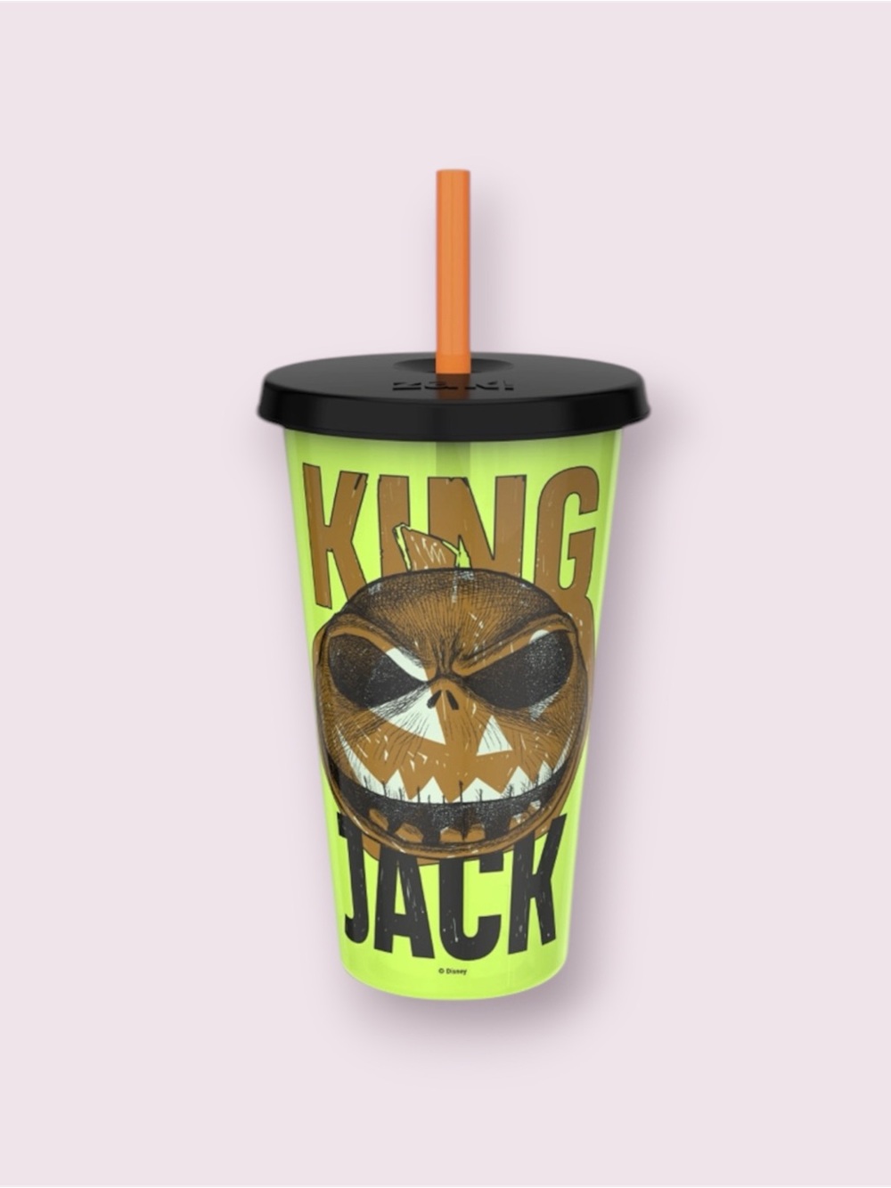 Zak! The Nightmare Before Christmas King Jack 25 oz Tumbler Cup in Green